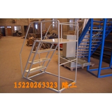 移動登高梯，倉庫登高車