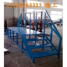移動登高梯，倉庫登高車
